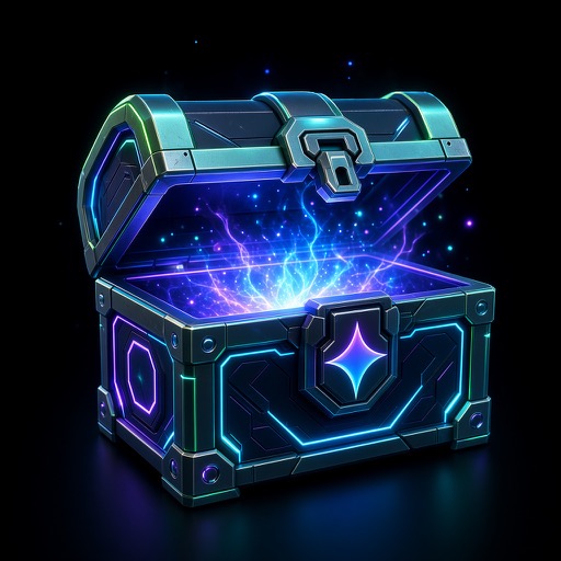 Glowing Gemini AI reward chest