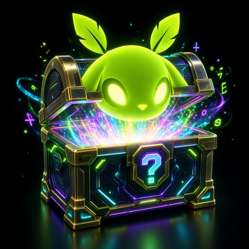 Glowing mystery AI reward chest